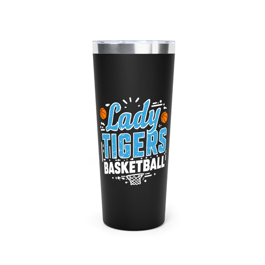22oz Copper Insulated Tumbler \ Brilliant Tigers Basketball \ BTBKG1