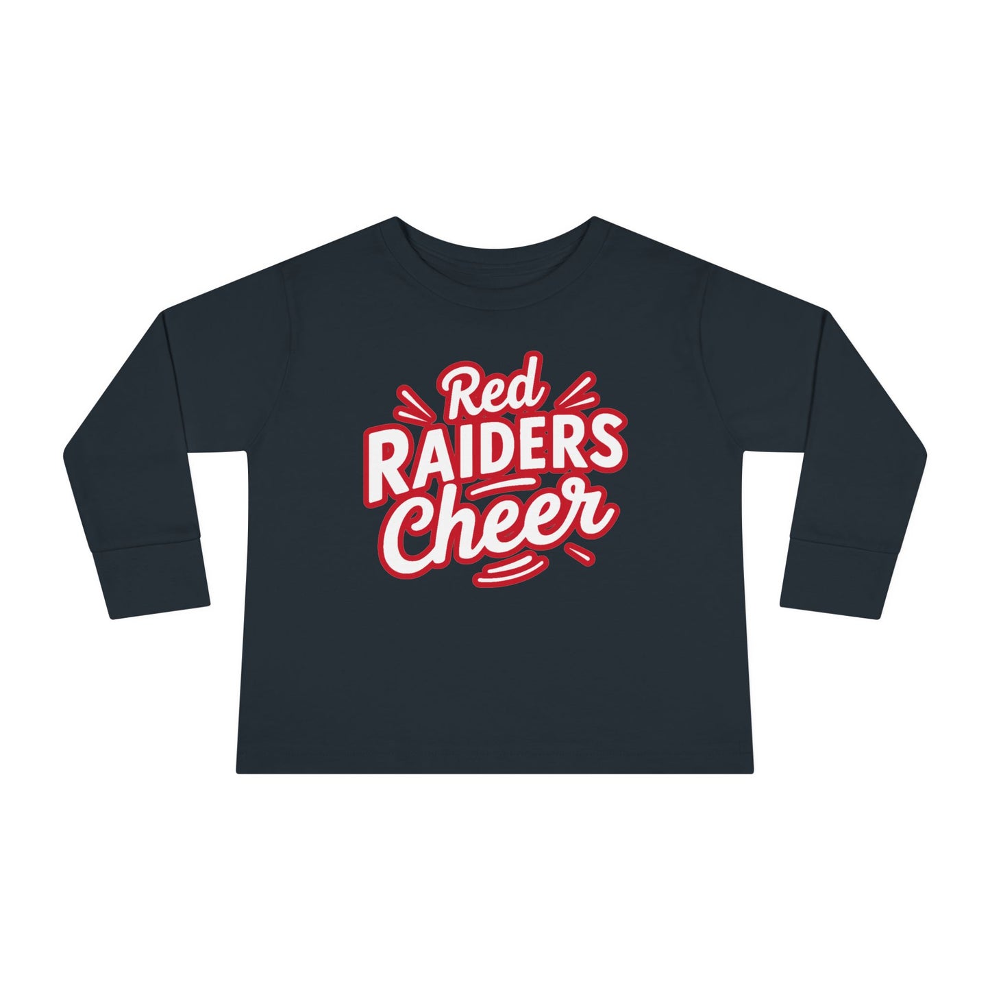 Toddler Long Sleeve Tee \ Marion County Red Raiders Cheer \ MCC1