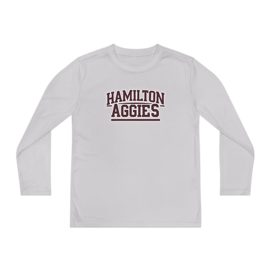 Youth Long Sleeve Tee \ Hamilton Aggies \ HA2