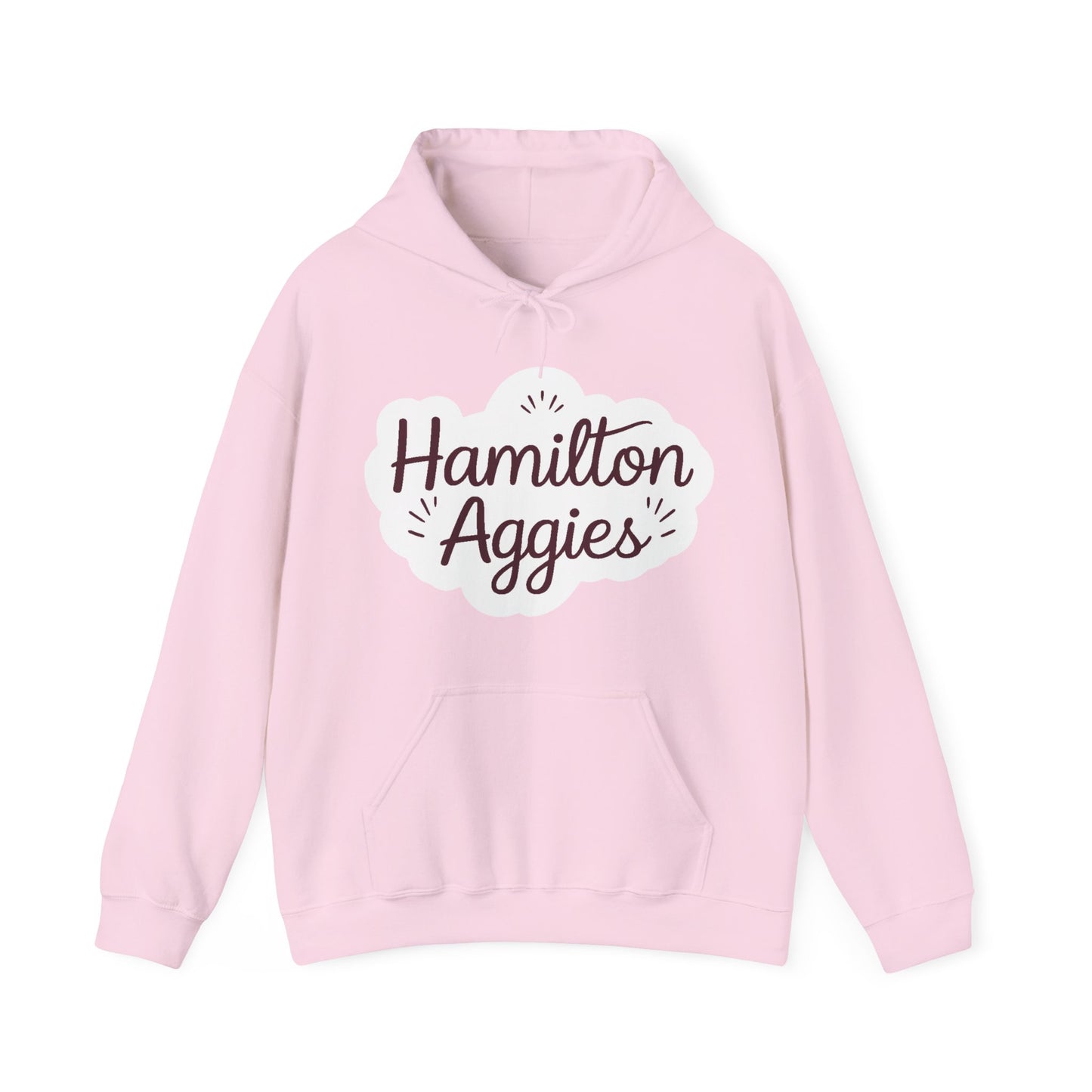Adult Hoodie Sweatshirt \ Hamilton Aggies \ HAG1