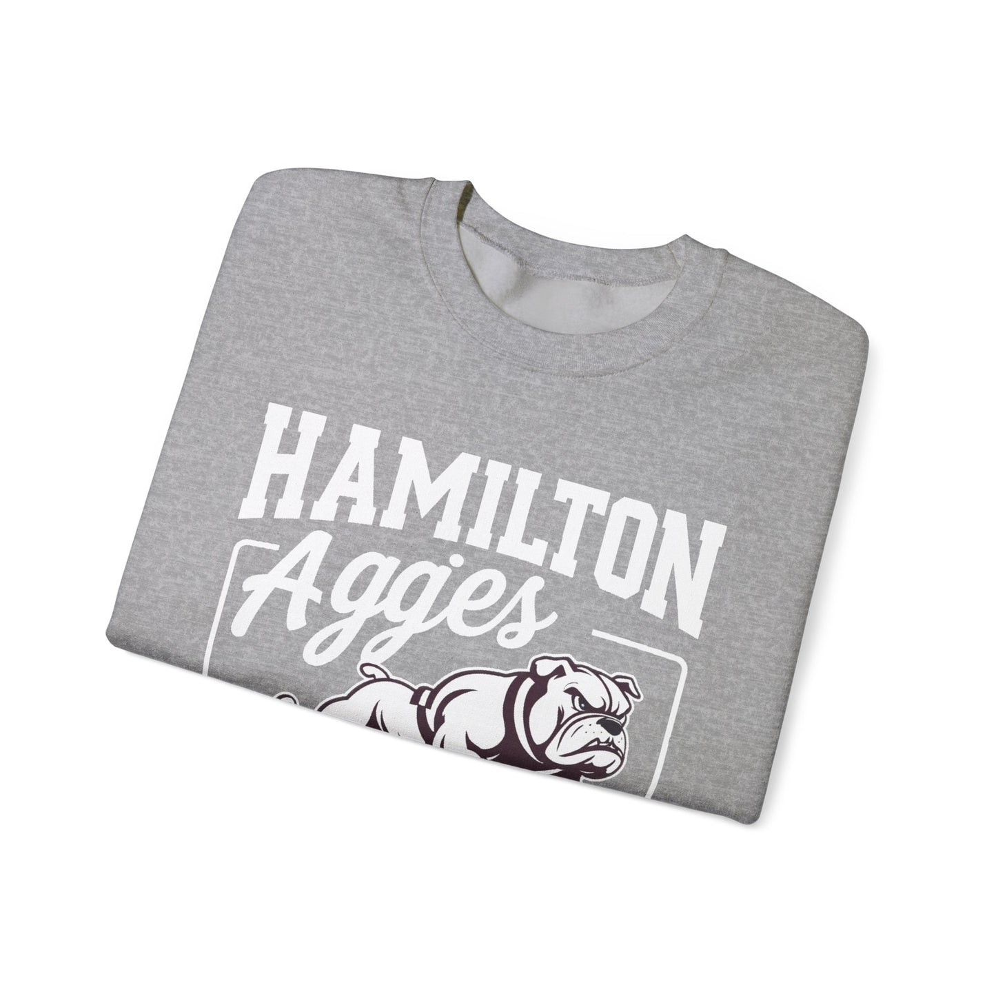 Adult Crewneck Sweatshirt \ Hamilton Aggies Cross-Country \ HCC2