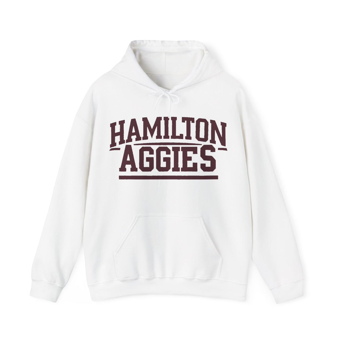 Adult Hoodie Sweatshirt \ Hamilton Aggies \ HA2