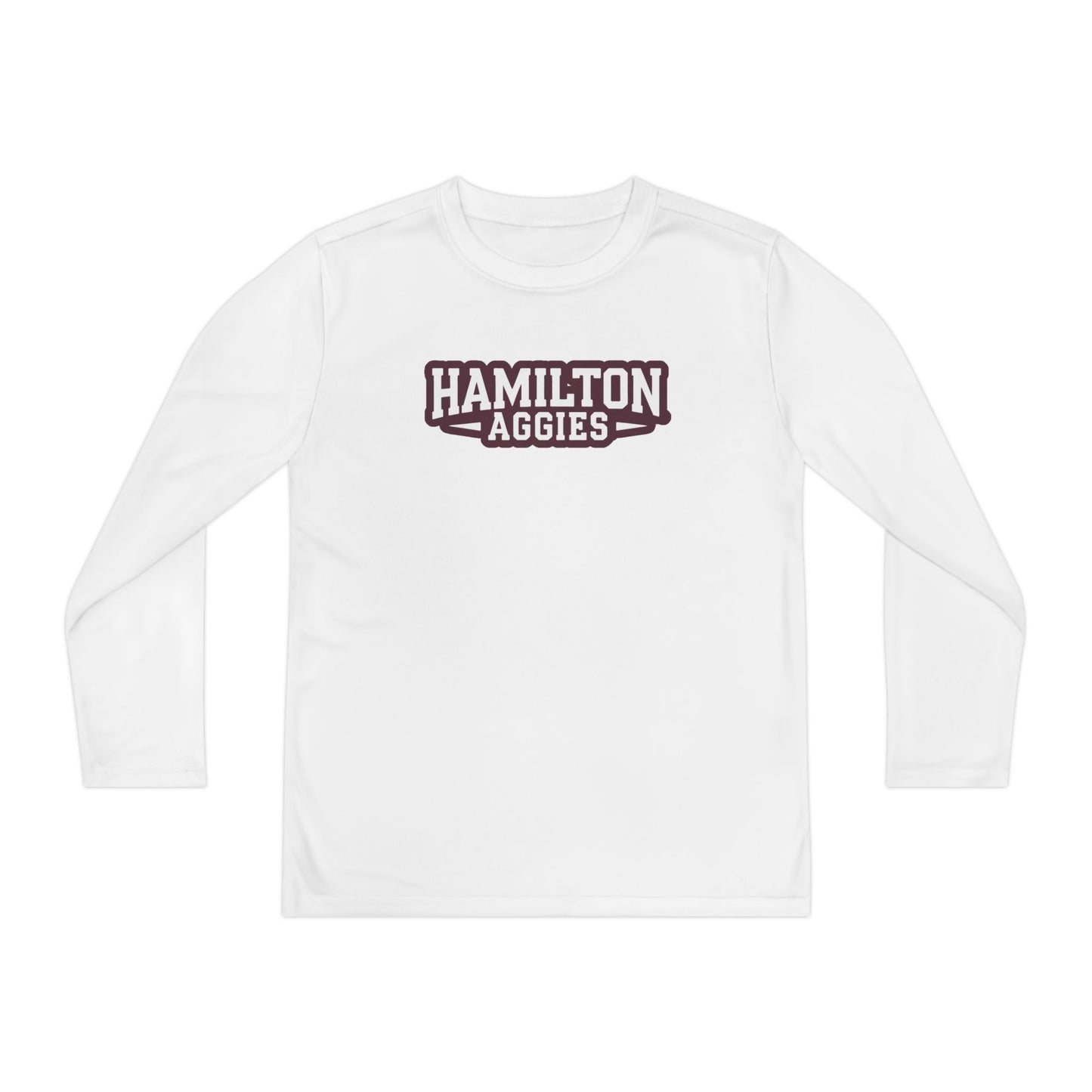 Youth Long Sleeve Tee \ Hamilton Aggies \ HA3