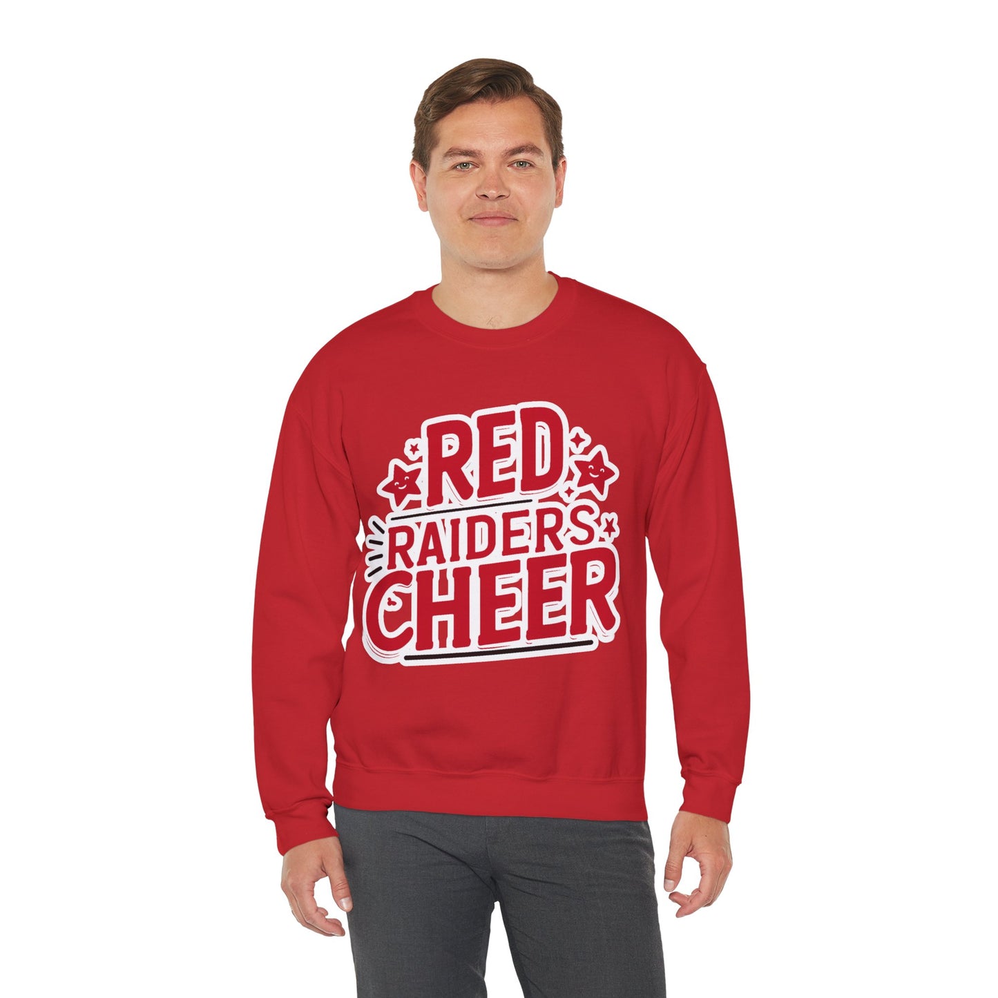 Adult Crewneck Sweatshirt \ Marion County Red Raiders Cheer \ MCC2