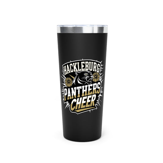 22oz Copper Insulated Tumbler \ Hackleburg Panthers Cheer \ HPC1
