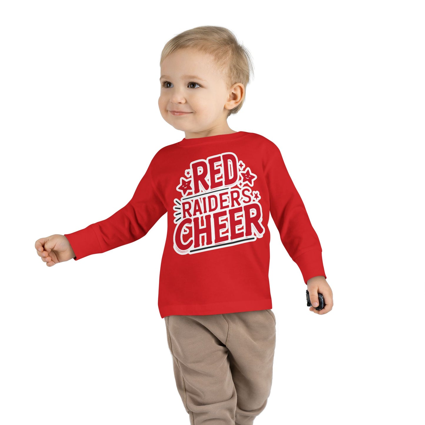 Toddler Long Sleeve Shirt \ Marion County Red Raiders Cheer \ MCC2