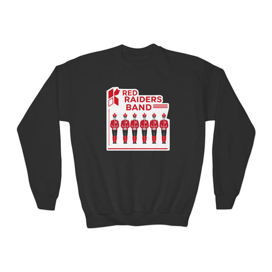 Youth Crewneck Sweatshirt \ Marion County Red Raiders Band \ MCB1