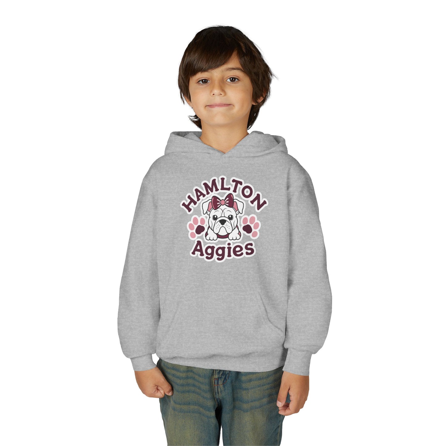 Youth Hoodie Sweatshirt \ Hamilton Aggies \ HAG3