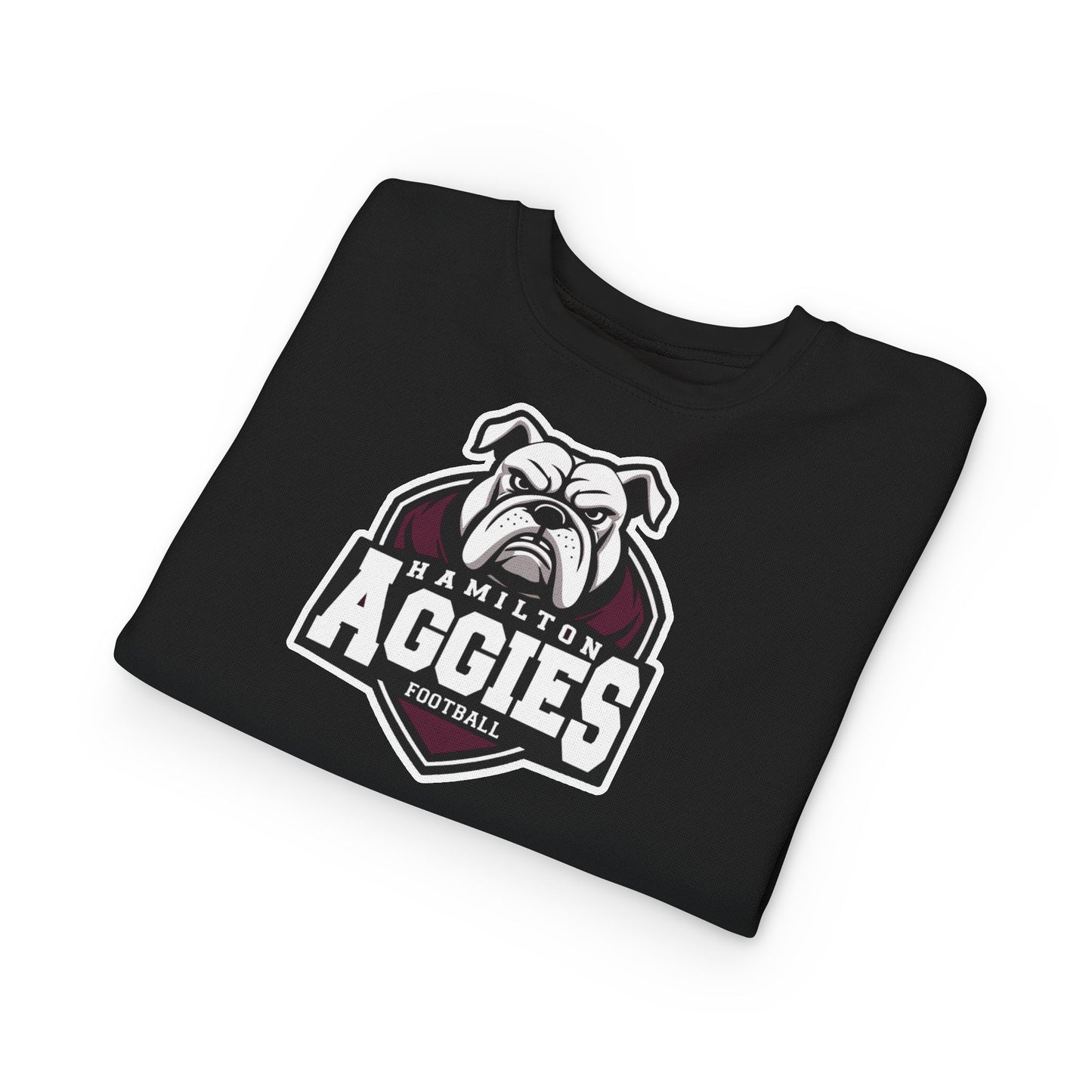 Toddler Crewneck Sweatshirt \ Hamilton Aggies Football \ HAF2
