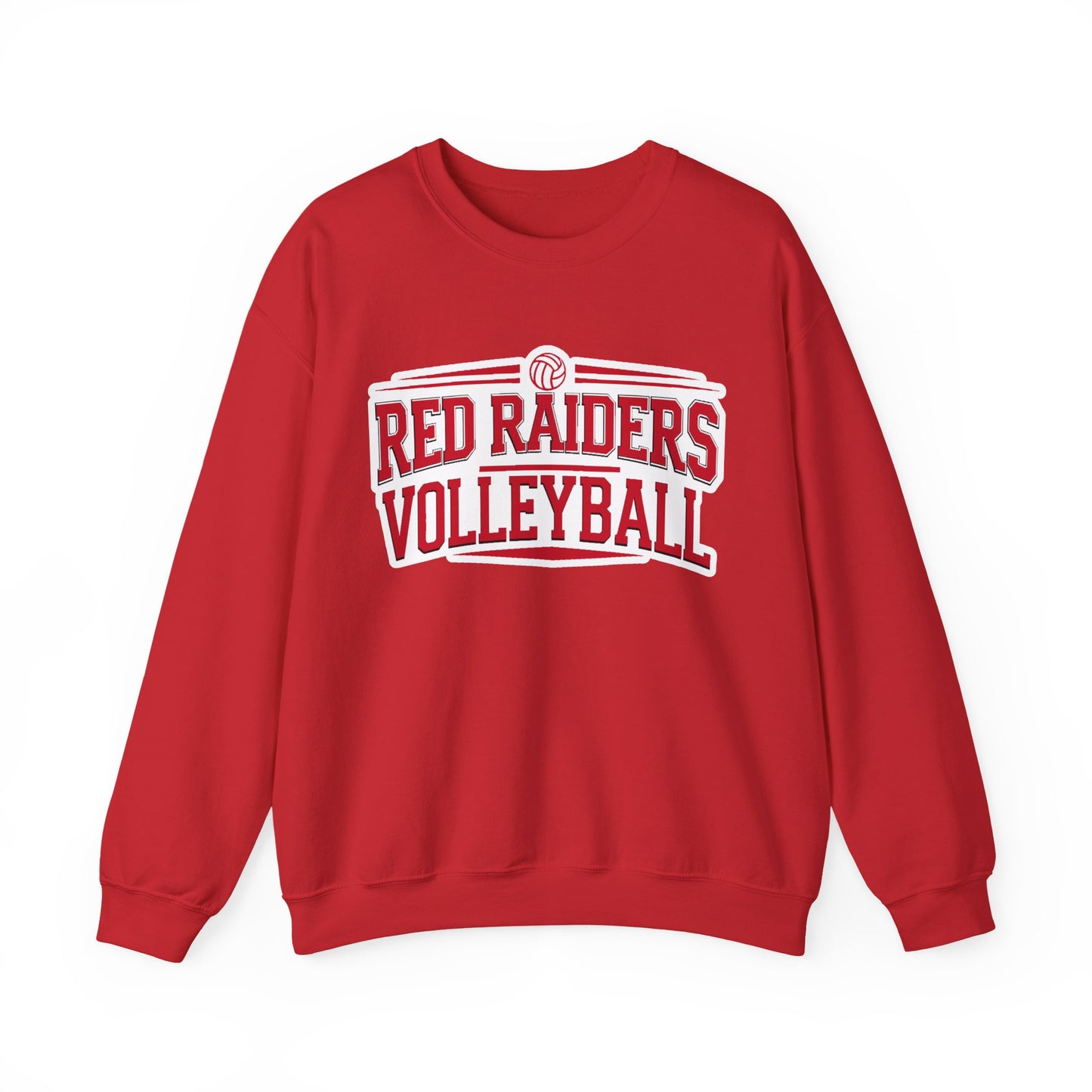 Adult Crewneck Sweatshirt \ Marion County Red Raiders Volleyball \ MCV2