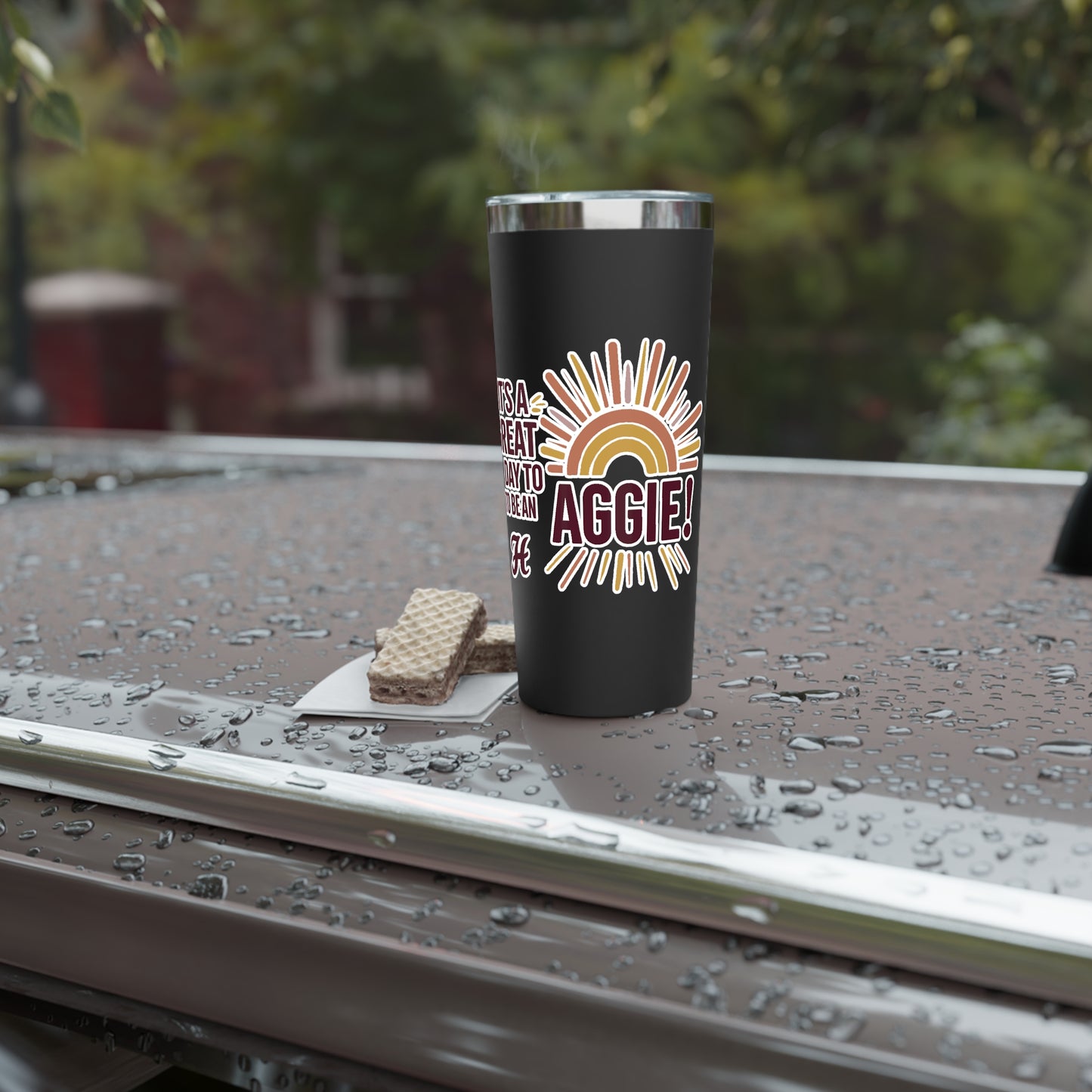22oz Copper Insulated Tumbler \ It's a Great Day to be an Aggie! \ GDA1