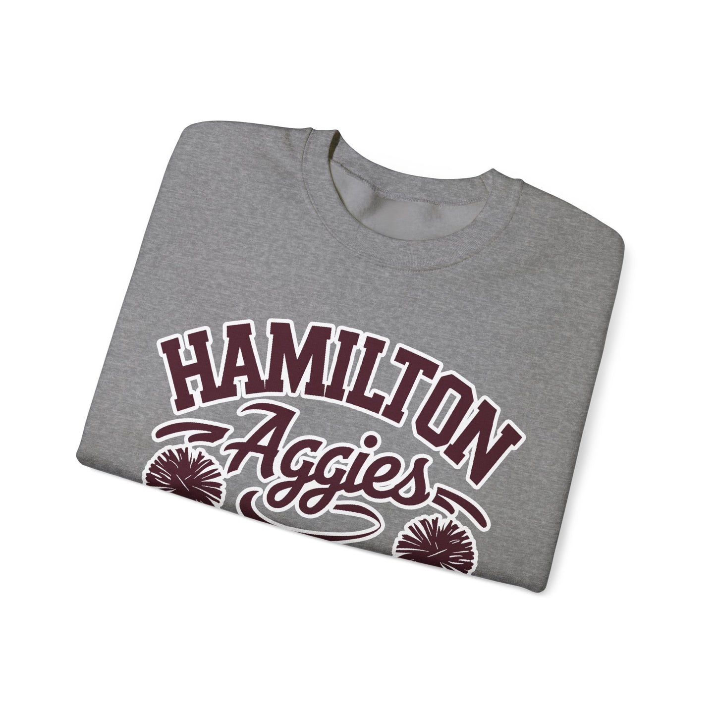 Adult Crewneck Sweatshirt \ Hamilton Aggies Cheer \ HAC2