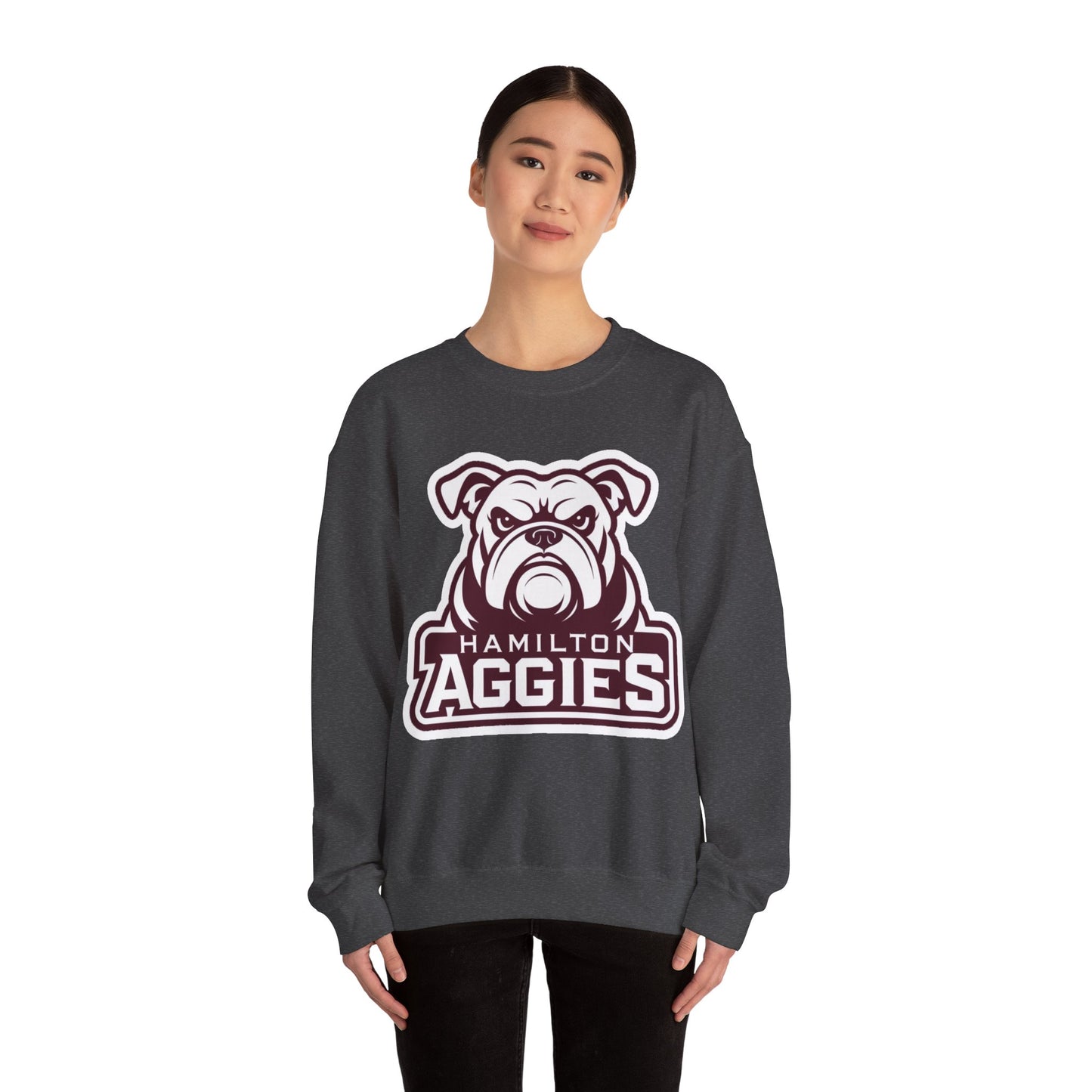 Adult Crewneck Sweatshirt \ Hamilton Aggies \ HA4