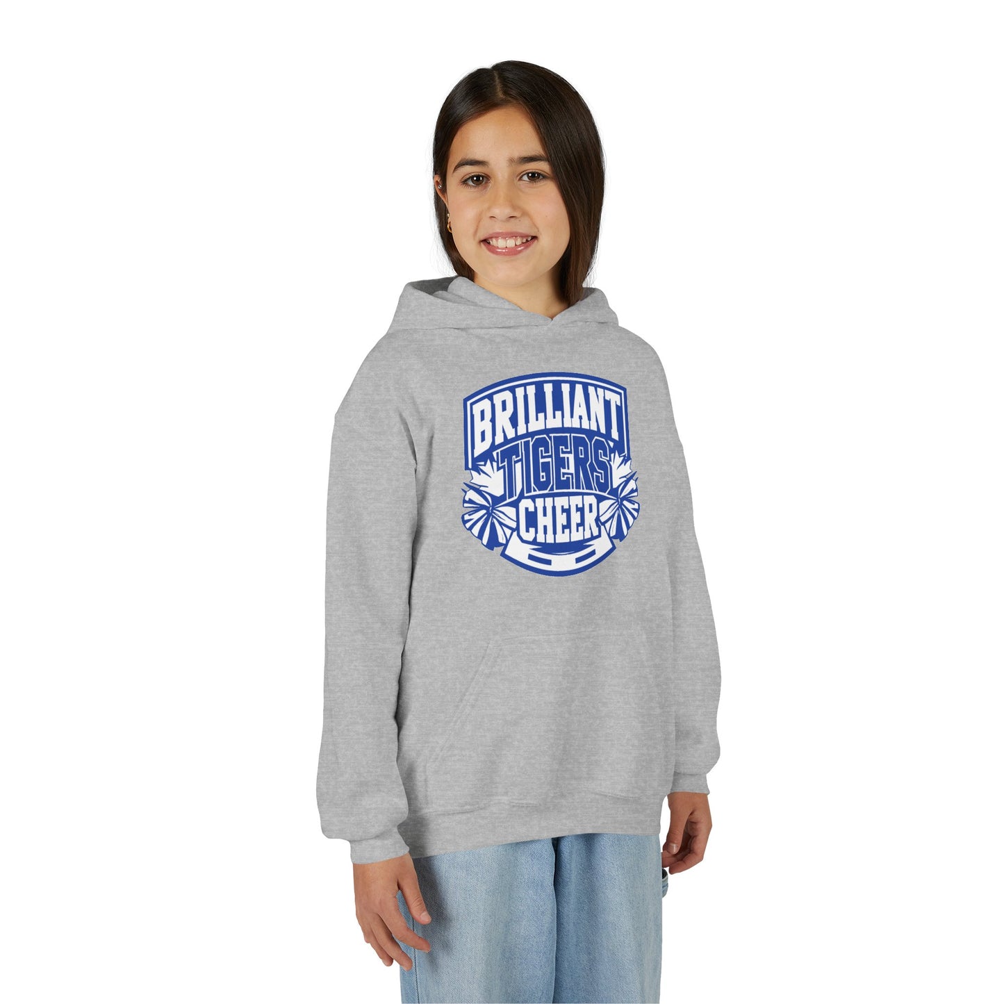 Youth Hoodie Sweatshirt \ Brilliant Tigers Cheer \ BTC1