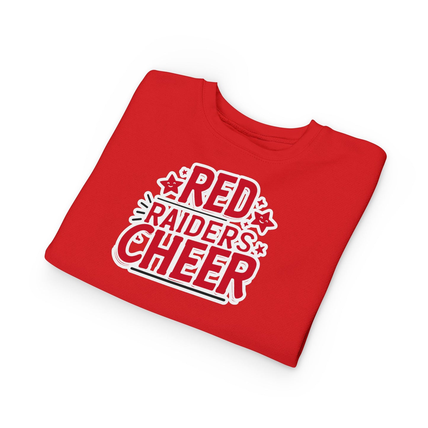 Toddler Crewneck Sweatshirt \ Marion County Red Raiders Cheer \ MCC2