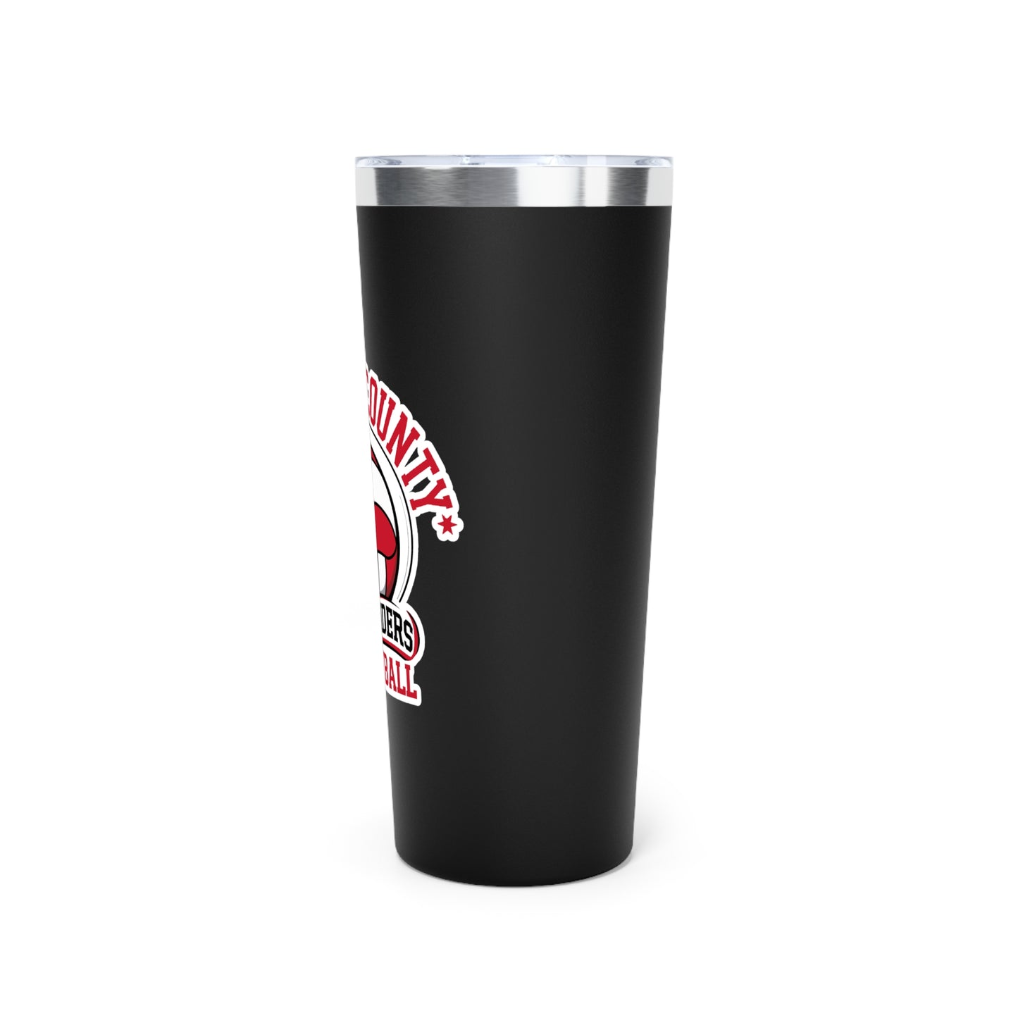 22oz Copper Insulated Tumbler \ Marion County Red Raiders Volleyball \ MCV1