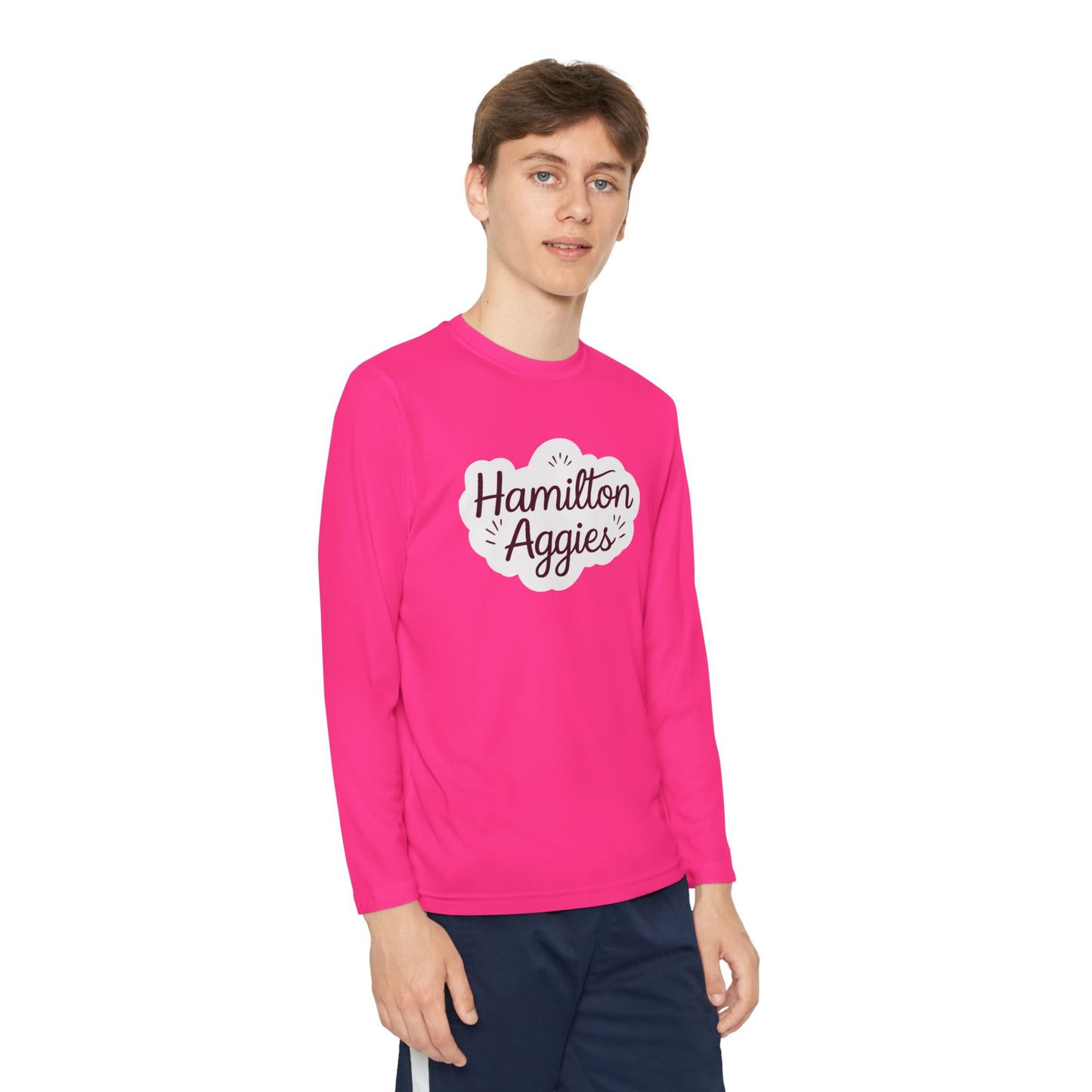Youth Long Sleeve Tee \ Hamilton Aggies \ HAG1