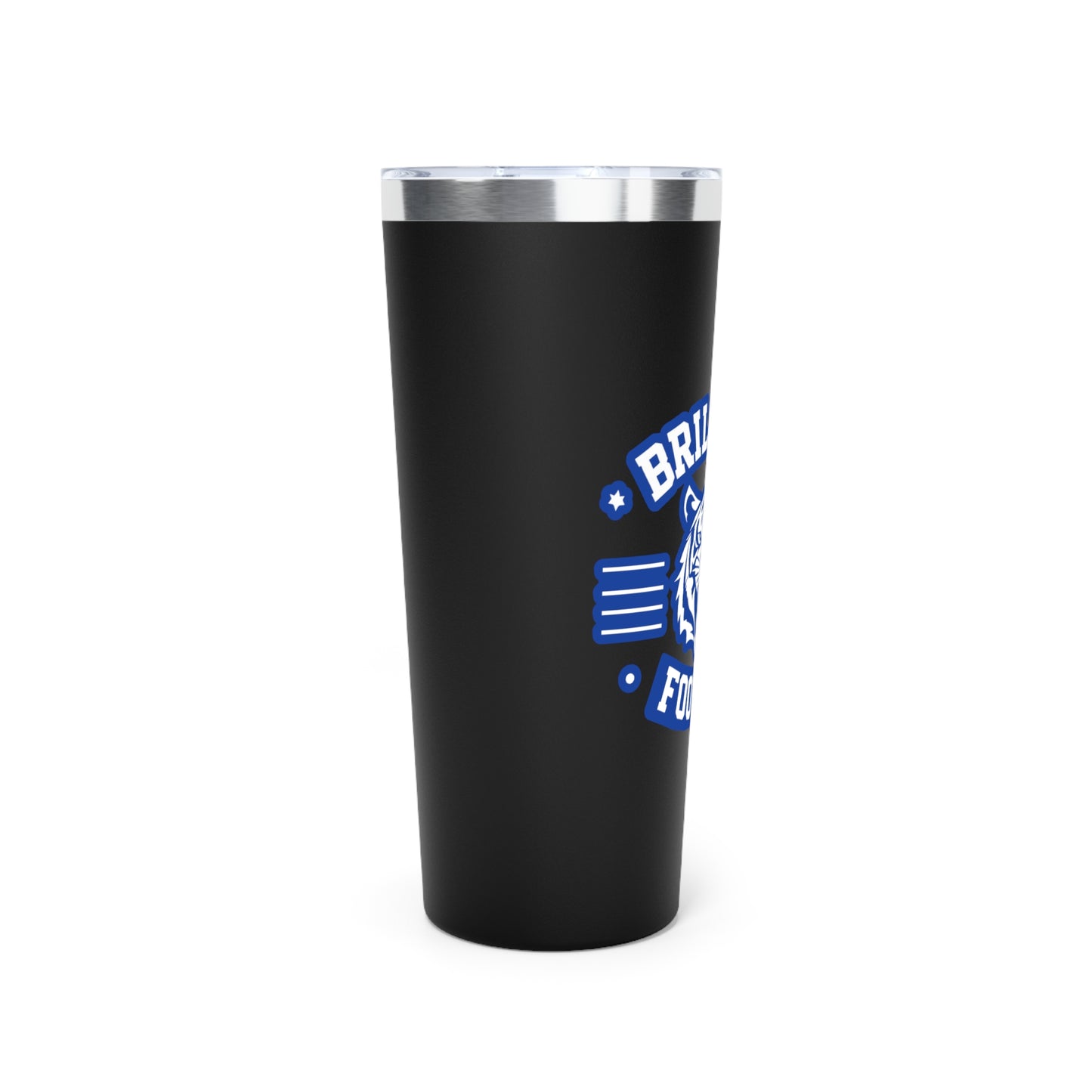 22oz Copper Insulated Tumbler \ Brilliant Tigers Football \ BTF2