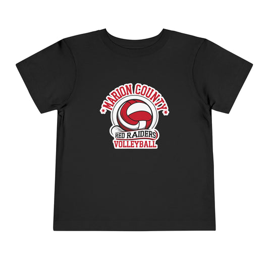 Toddler Tee \ Marion County Red Raiders Volleyball \ MCV1