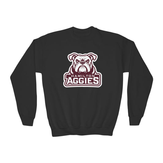 Youth Crewneck Sweatshirt \ Hamilton Aggies \ HA4