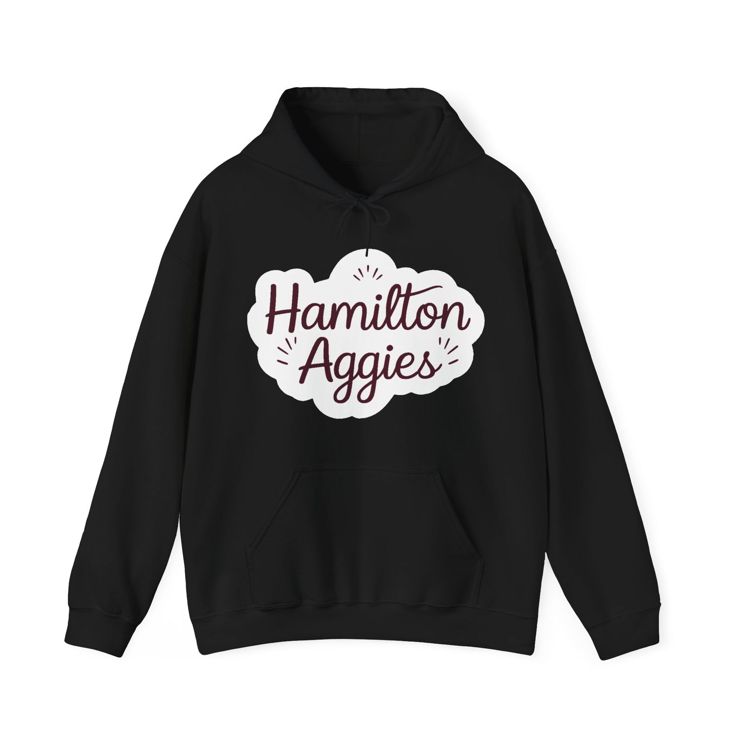 Adult Hoodie Sweatshirt \ Hamilton Aggies \ HAG1