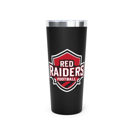 22oz Copper Insulated Tumbler \ Marion County Red Raiders Football\ MCF2