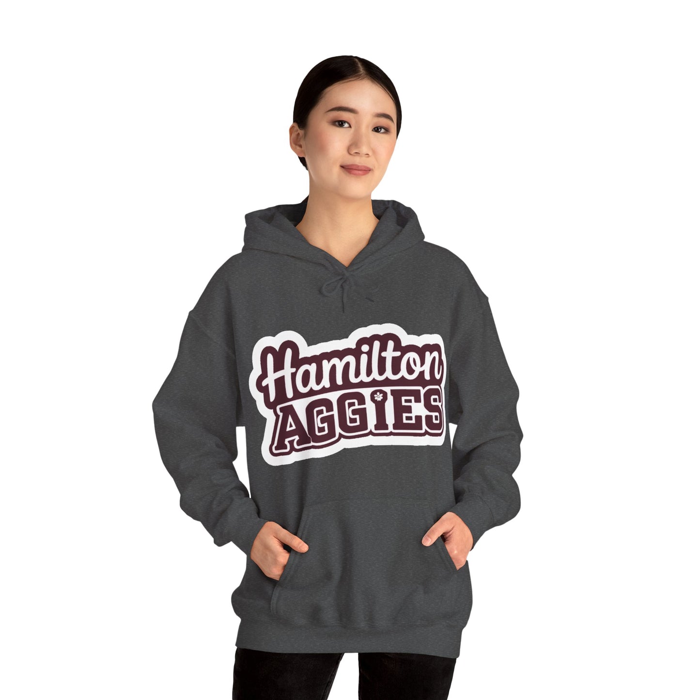 Adult Hoodie Sweatshirt \ Hamilton Aggies \ HAG2