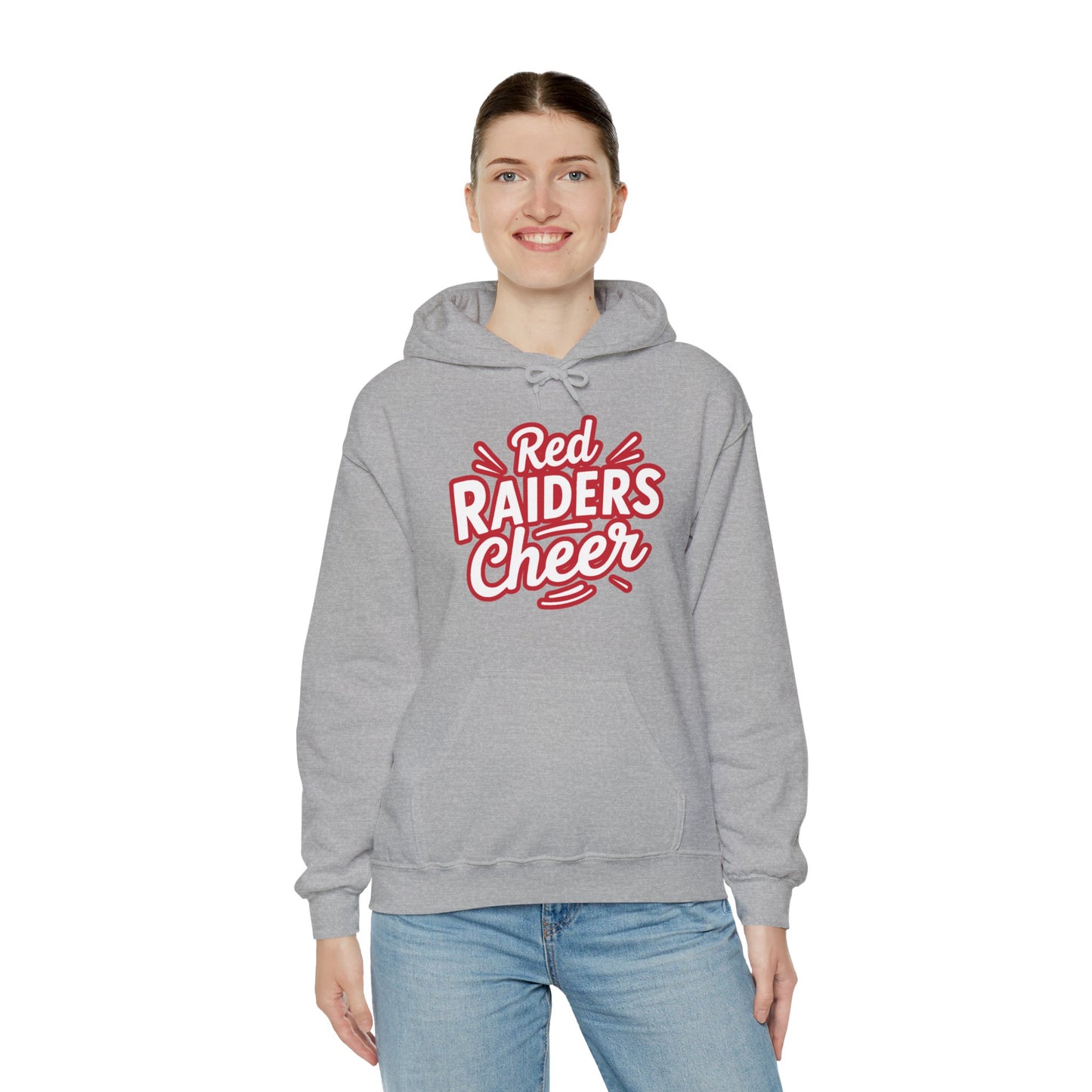 Adult Hooded Sweatshirt \ Marion County Red Raiders Cheer \ MCC1