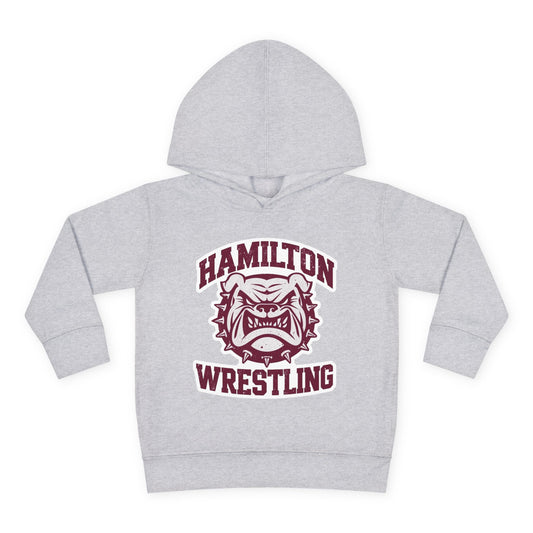 Toddler Hoodie Sweatshirt \ Hamilton Aggies Wrestling \ HAW2
