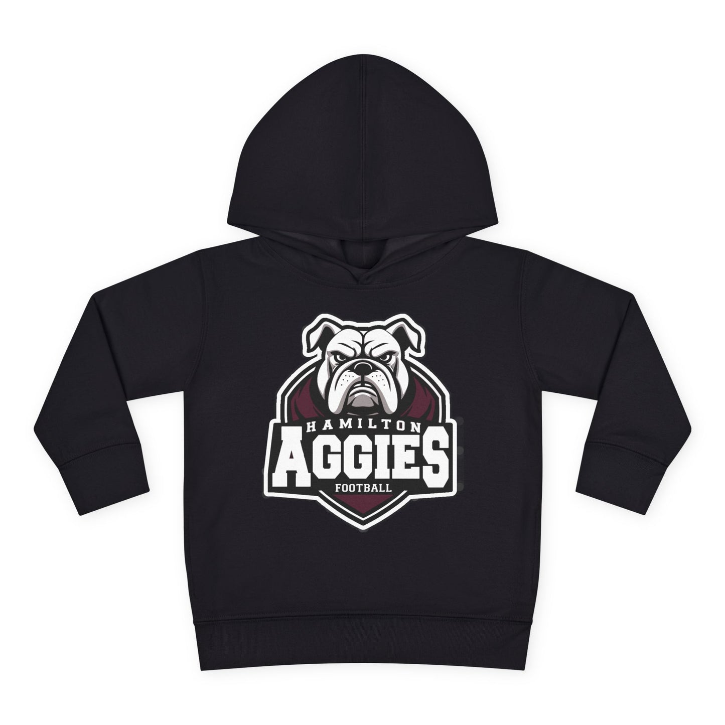 Toddler Hoodie Sweatshirt \ Hamilton Aggies Football \ HAF2