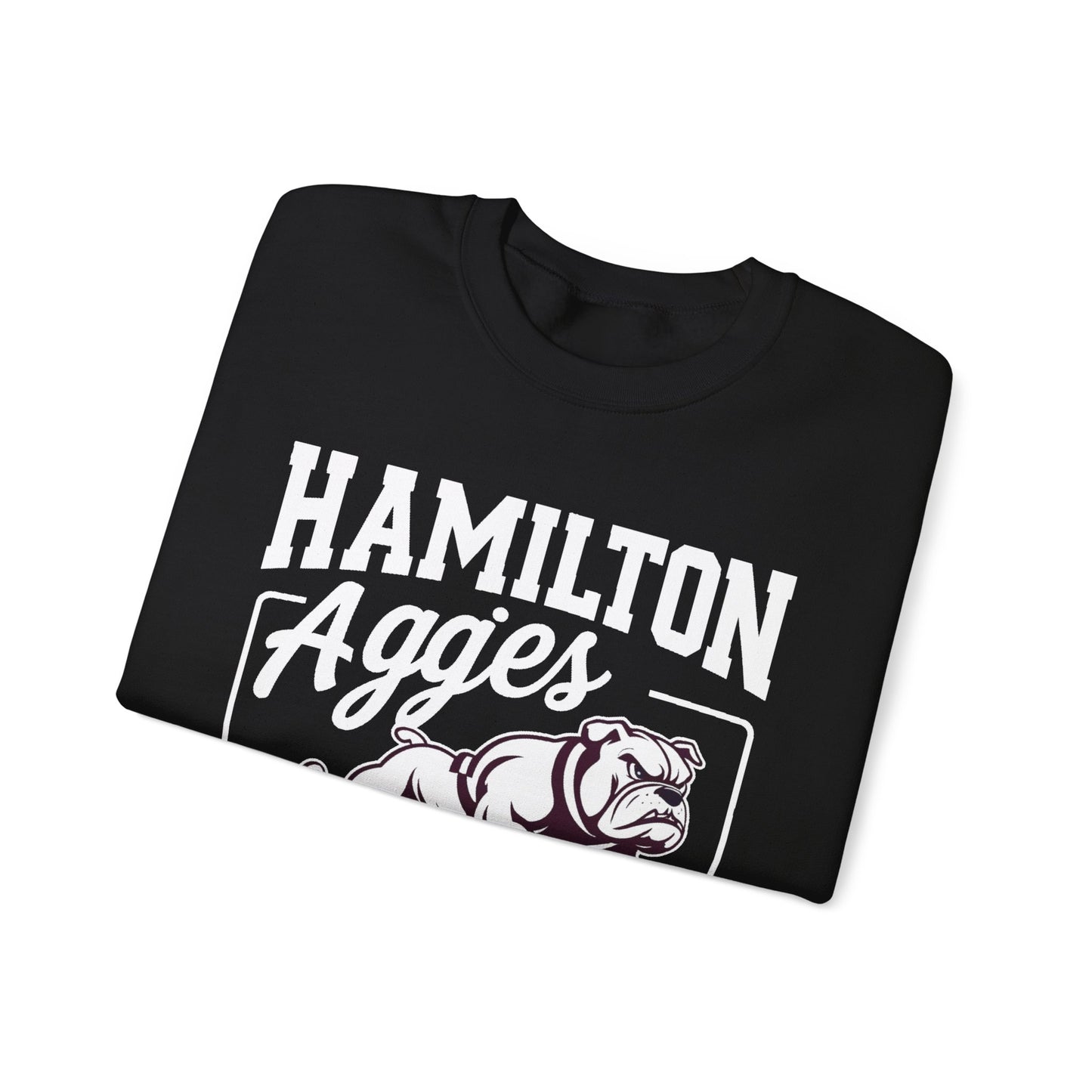 Adult Crewneck Sweatshirt \ Hamilton Aggies Cross-Country \ HCC2