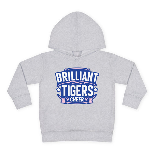 Toddler Hoodie Sweatshirt \ Brilliant Tigers Cheer \ BTC2