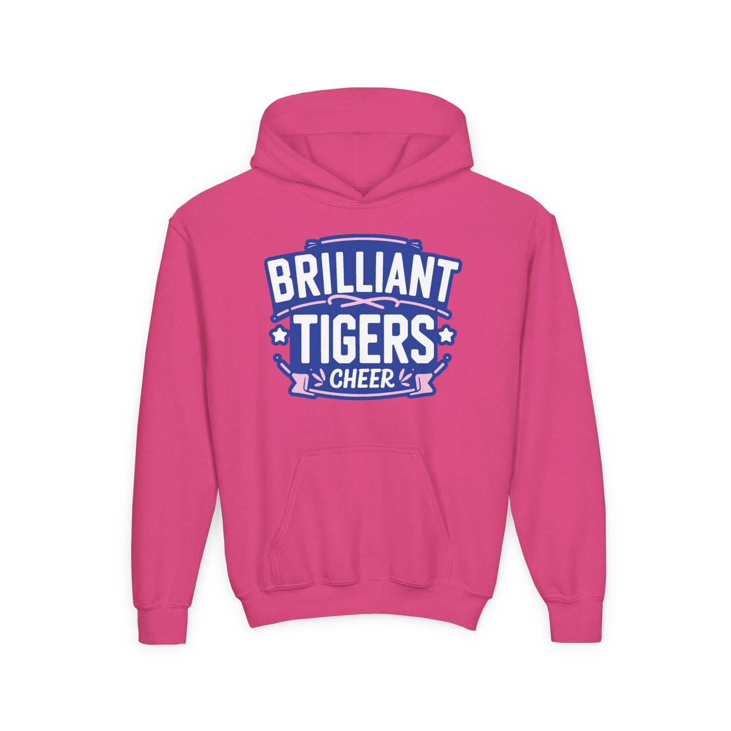 Youth Hoodie Sweatshirt \ Brilliant Tigers Cheer \ BTC2