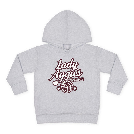 Toddler Hoodie Sweatshirt \ Hamilton Aggies Basketball \ HABKG2