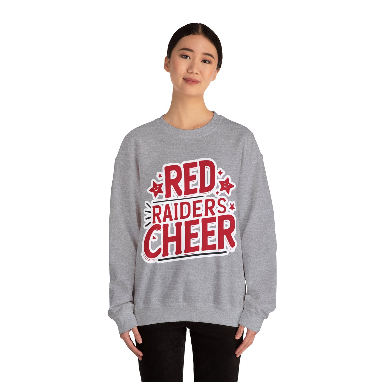 Adult Crewneck Sweatshirt \ Marion County Red Raiders Cheer \ MCC2