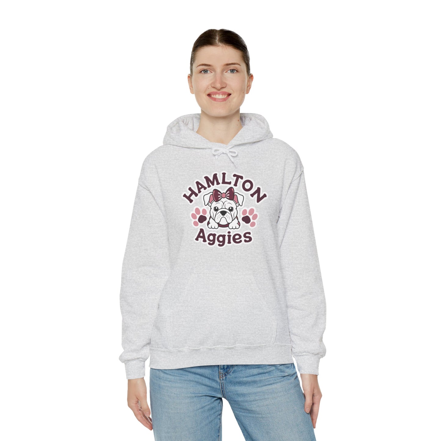 Adult Hoodie Sweatshirt \ Hamilton Aggies \ HAG3