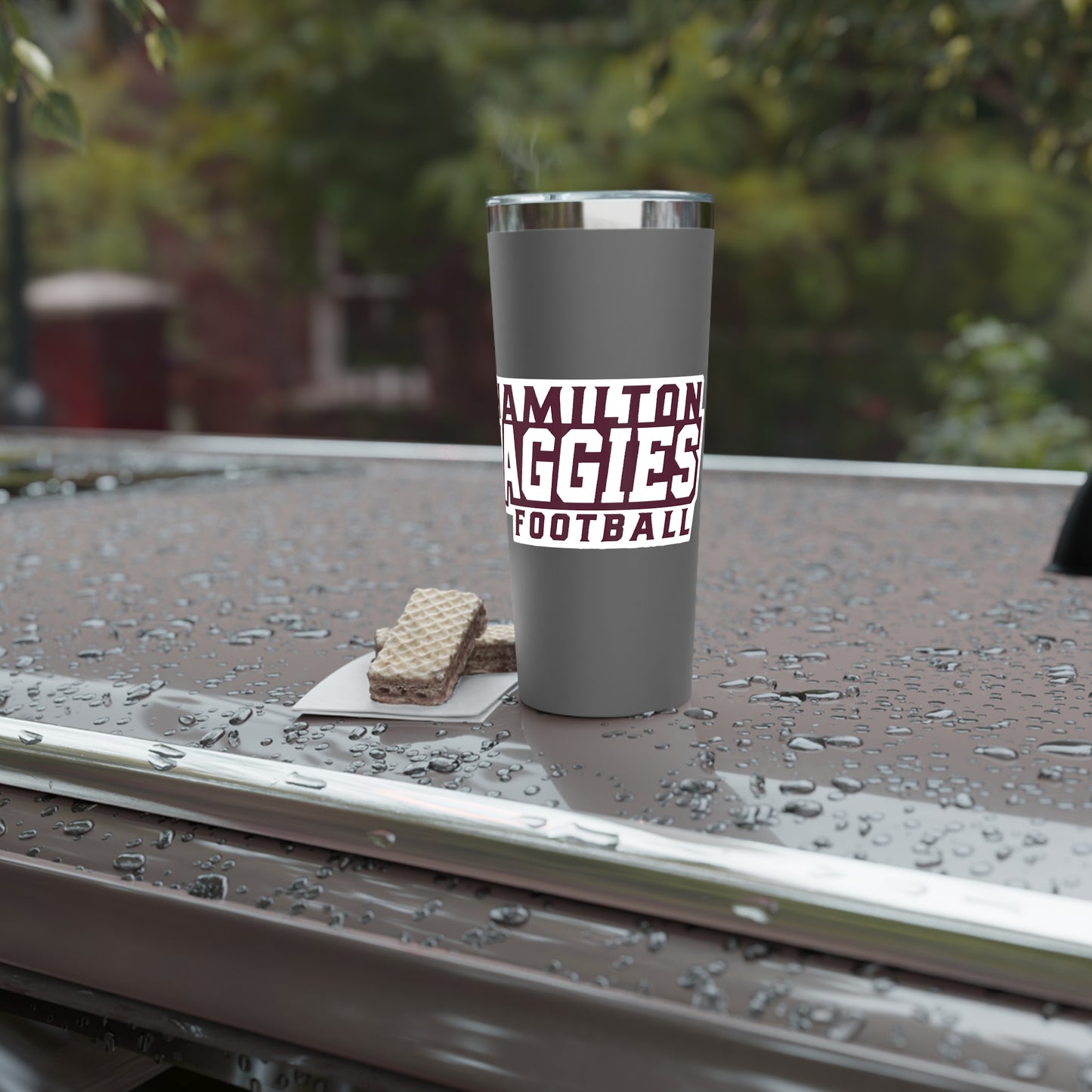 22oz Cooper Insulated Tumbler \ Hamilton Aggies Football \ HAF1