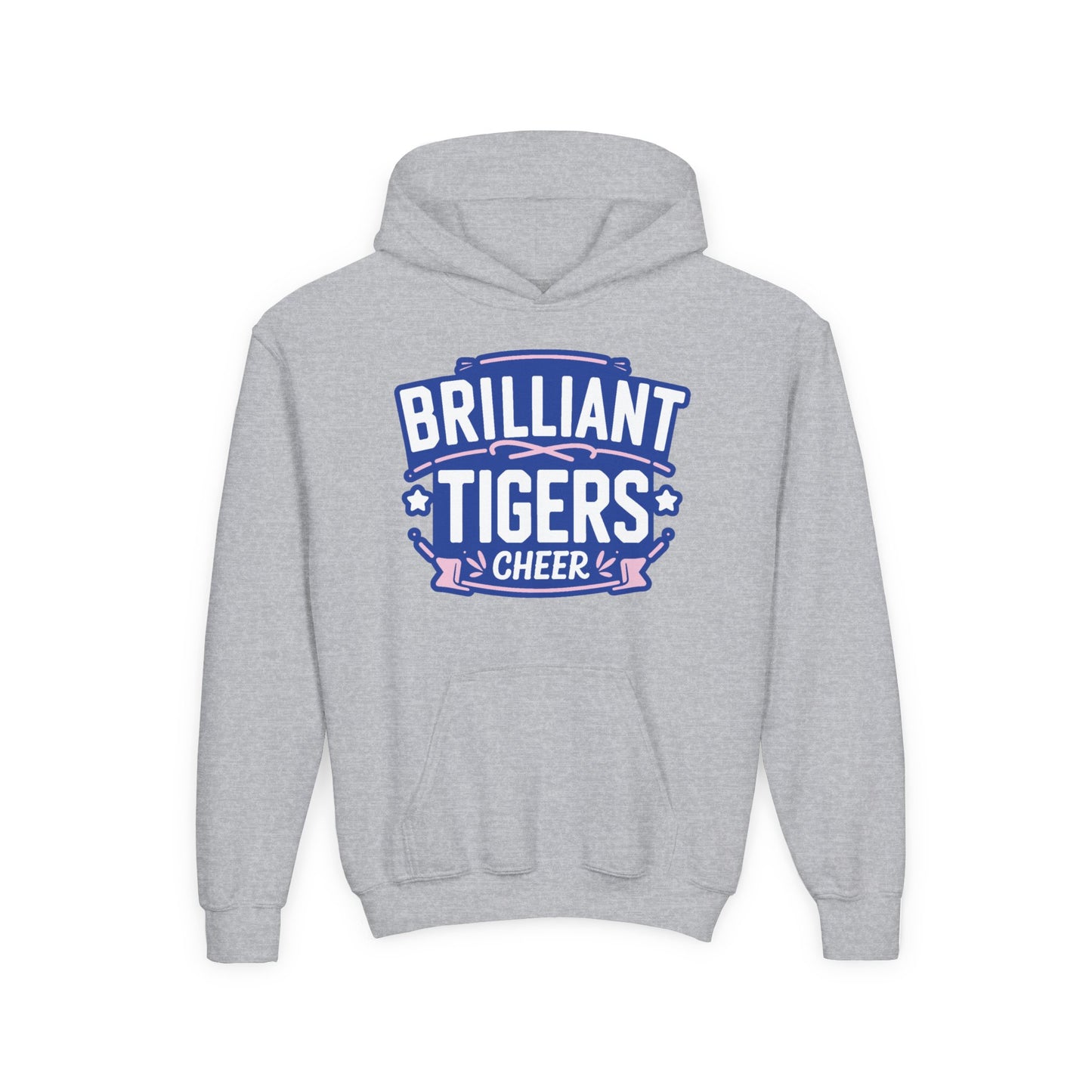 Youth Hoodie Sweatshirt \ Brilliant Tigers Cheer \ BTC2
