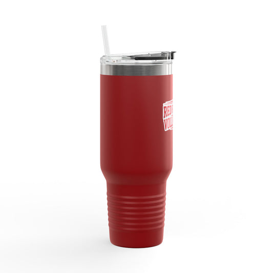 40oz Insulated Tumbler \ Marion County Red Raiders Volleyball \ MCV2