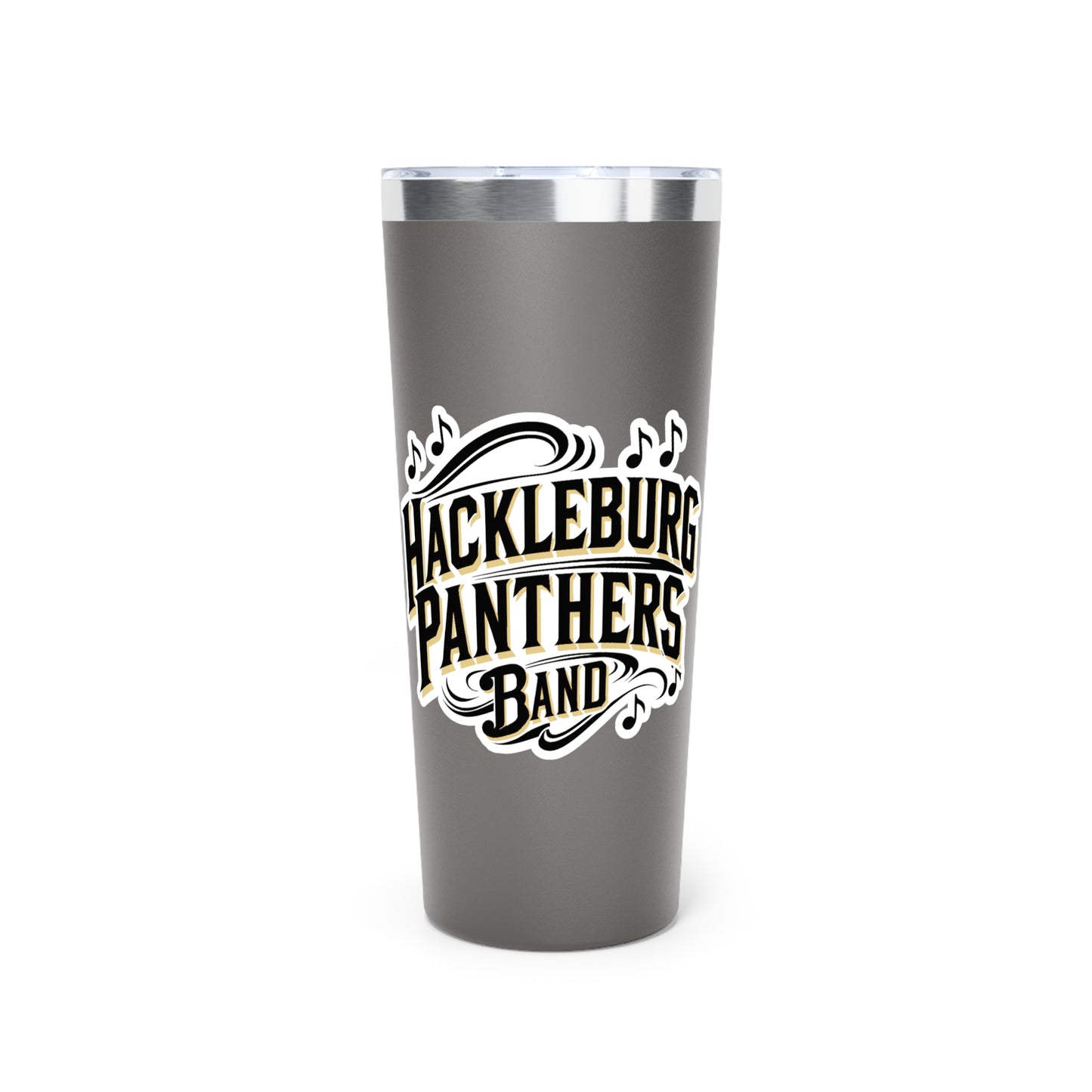 22oz Copper Insulated Tumbler \ Hackleburg Panthers Band \ HPB1