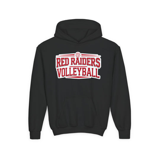Youth Hoodie Sweatshirt \ Marion County Red Raiders Volleyball \ MCV2