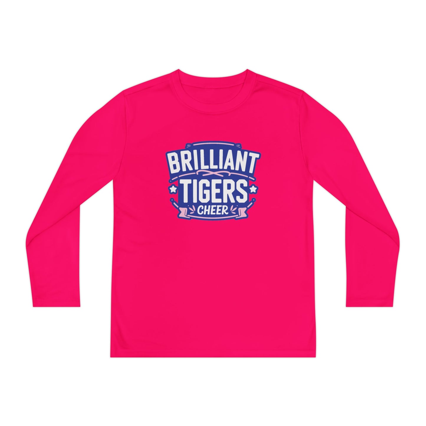 Youth Long Sleeve Tee \ Brilliant Tigers Cheer \ BTC2