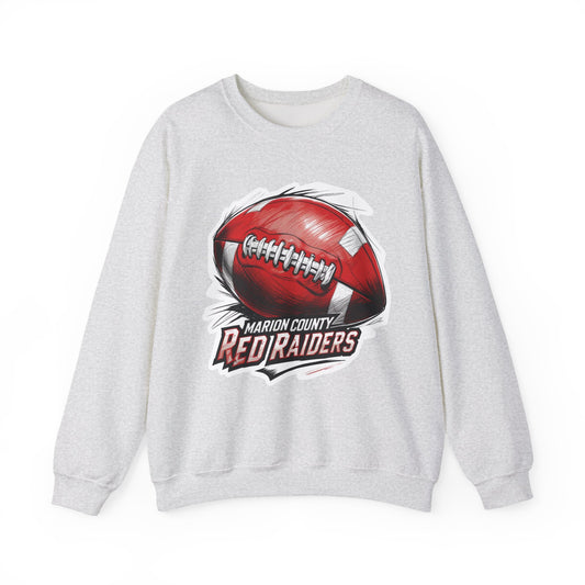 Adult Crewneck Sweatshirt \ Marion County Red Raiders Football \ MCF1