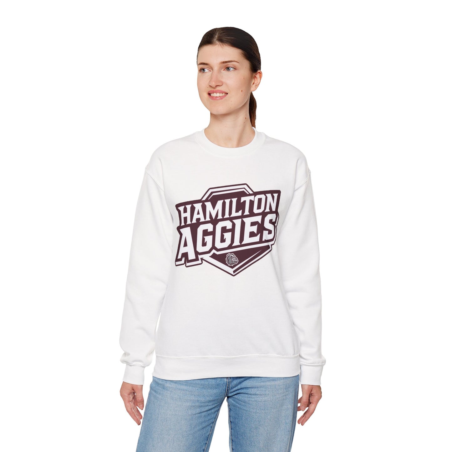 Adult Crewneck Sweatshirt \ Hamilton Aggies \ HA1