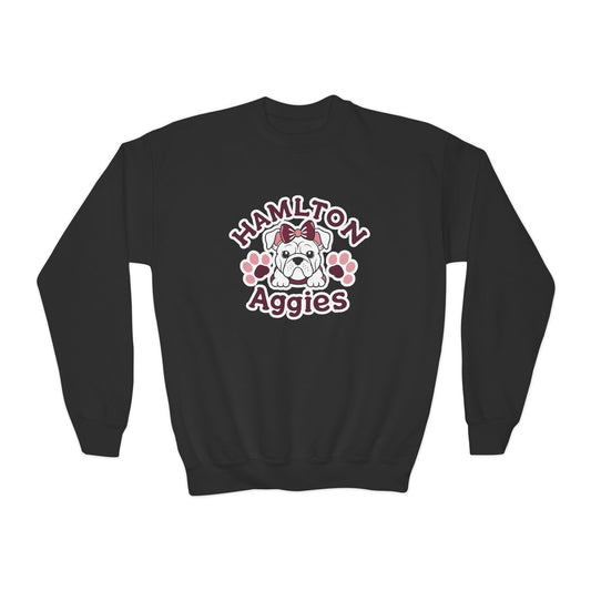 Youth Crewneck Sweatshirt \ Hamilton Aggies \ HAG3