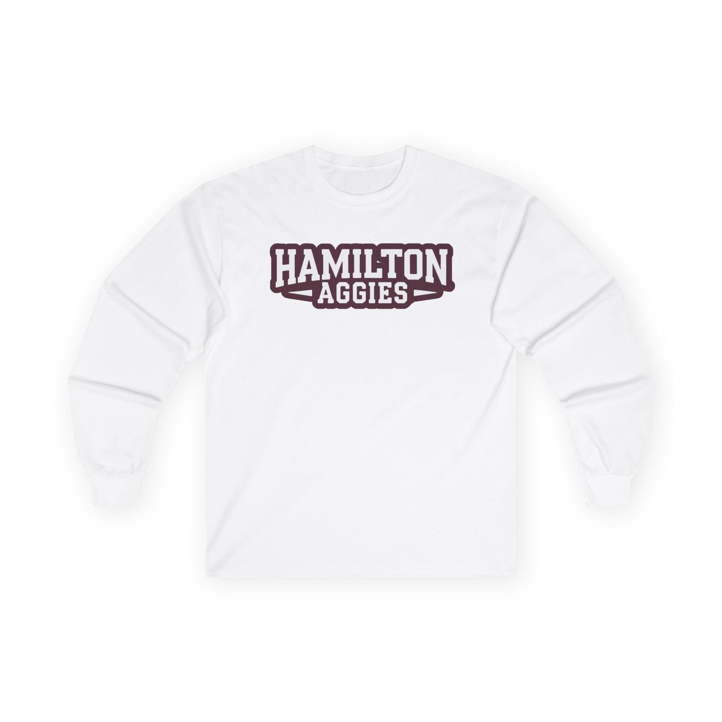 Adult Long Sleeve Tee \ Hamilton Aggies \ HA3
