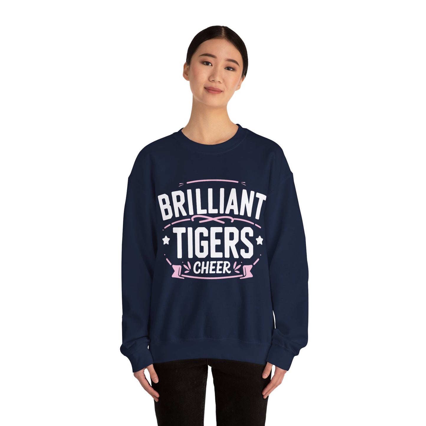 Adult Crewneck Sweatshirt \ Brilliant Tigers Cheer \ BTC2