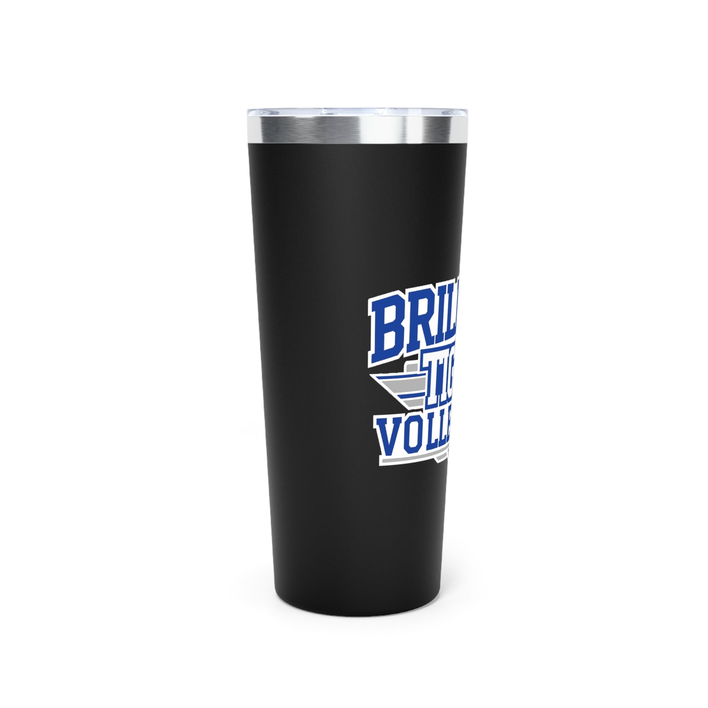 22oz Copper Insulated Tumbler \ Brilliant Tigers Volleyball \ BTV2