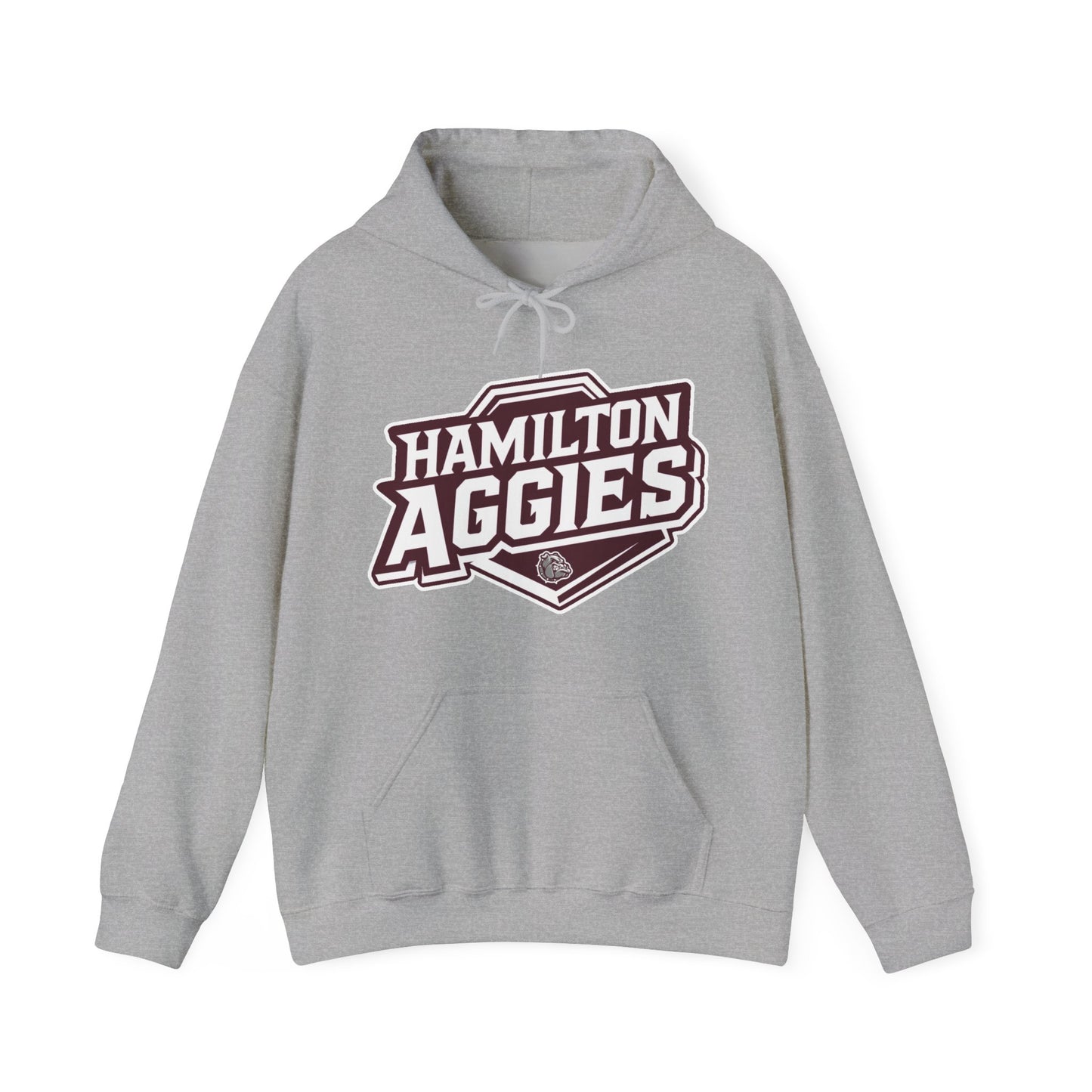 Adult Hoodie Sweatshirt \ Hamilton Aggies \ HA1
