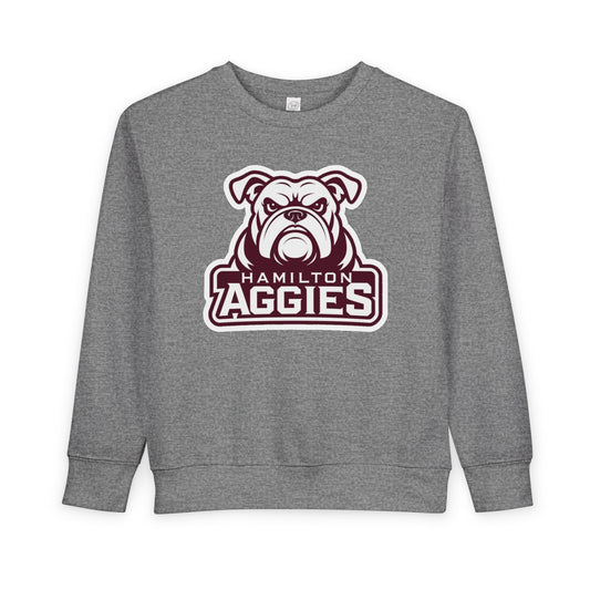 Toddler Crewneck Sweatshirt \ Hamilton Aggies \ HA4